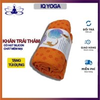 Khăn trải thảm tập yoga cao cấp đính hạt silicon [TẶNG KÈM TÚI]