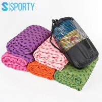 Khăn trải thảm tập YOGA  SPORTY YGM11 chống trơn trượt, thấm mồ hôi chất liệu sợi Microfiber bền đẹp