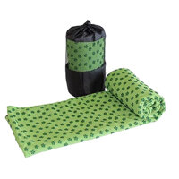 Khăn trải thảm yoga hạt silicon nổi DNS12 Xanh lá  Tăng túi đựng