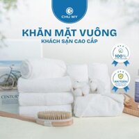 Khăn trắng vuông khách sạn