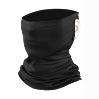 Khăn Trùm Mặt Che Nắng Đi Phượt Đa Năng Cao Cấp Vải Thoáng Khí, Mau Khô, Dễ Mặc Cho Nam Và Nữ Dành Cho Phượt Thủ - Mai Lee - Đen