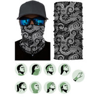 Khăn turban ống cotton tube co giãn 9 kiểu dùng có video hướng dẫn