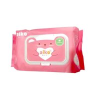 Khăn Ướt Aiko Hồng 100 Tờ Không Mùi