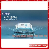 khăn ướt ăn toàn cho bé - 120 tờ - kiyou - không mùi - công nghệ Hàn Quốc