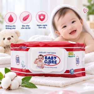 Khăn ướt Baby Care 80 tờ