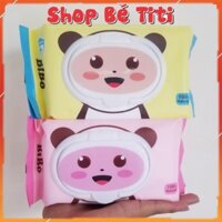 Khăn ướt BiBo Không mùi 100 tờ Khăn ướt BiBo cho bé