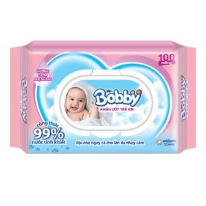 Khăn ướt Bobby 100 tờ