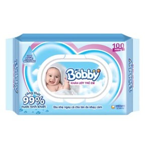 Khăn ướt Bobby 100 tờ