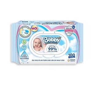 Khăn ướt Bobby 100 tờ