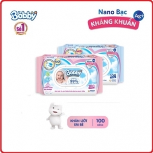 Khăn ướt Bobby 100 tờ