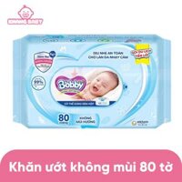 Khăn ướt Bobby 80 tờ