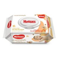 Khăn ướt cao cấp Huggies bơ hạt mỡ 72 Miếng