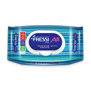 Khăn ướt chăm sóc da Fressi Care All 100 miếng