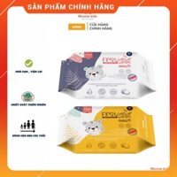 Khăn ướt cho bé K-mom First wet wipes 100c, khăn giấy chiết xuất từ dầu hạt Macadamia - Tôm Bebee