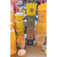 khăn ướt con vịt thùng xe nhựa 1 thùng 10bịch