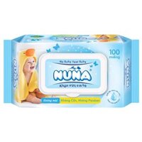 Khăn Ướt Em Bé Không Mùi Baby Nuna 100 Miếng.