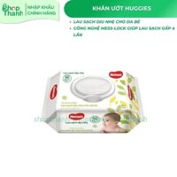 Khăn Ướt Huggies Cho Bé 80 Tờ - Mềm Mại, Dưỡng Ẩm, An Toàn Cho Da Nhạy Cảm Trẻ Sơ Sinh