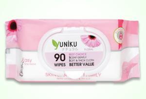 Khăn ướt không mùi Yuniku (90 tờ/gói)