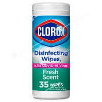 Khăn Ướt Lau Diệt Khuẩn Clorox Disinfecting Cleaning Wipes - Bleach-Free - Ready-To-Use