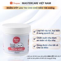 Khăn Ướt Lau Tai cho Chó Mèo Mastercare  Loại Bỏ Bụi Bẩn Tốt Làm sạch tai, An Toàn Tui Tiến Pet