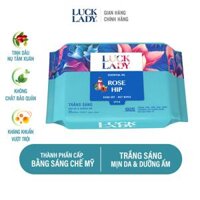 Khăn Ướt Luck Lady 25 tờ/gói Rose Hip