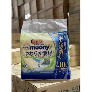 Khăn ướt Moony Nhật 80 tờ
