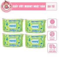 Khăn ướt Moony ,khăn ướt  cho bé nội địa Nhật 240 tờ(combo 3gói)