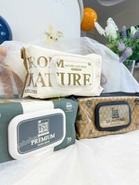 Khăn ướt Mung Bean Nature Love Mere có nắp (70 tờ)