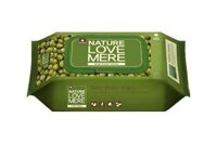 Khăn ướt Mung Bean Nature Love Mere có nắp (70 tờ)
