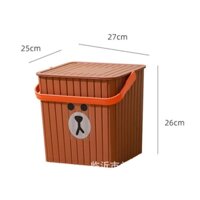 Khăn ướt thùng gấu dâu