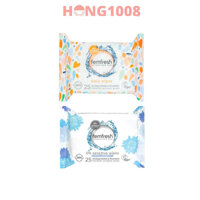 Khăn ướt vệ sinh vùng kín cao cấp hàng ngày Femfresh Intimate Skincare Daily Wipes 25 tờ shop Hong1008