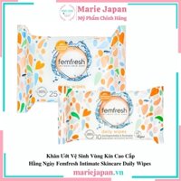 Khăn Ướt Vệ Sinh Vùng Kín Femfresh Intimate Skincare Daily Wipes Cao Cấp Hằng Ngày