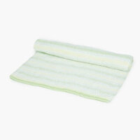 Khăn vải cotton Nhật Bản Nissen 33x84cm Senshu Fresh Border T-250GR Green - Hachi Hachi Japan Shop