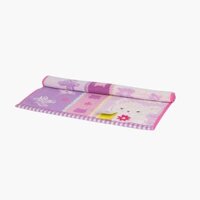 Khăn vải cotton Nissen 34x34cm Marshmallow Friends Cat (Violet) FS-4544V - Hachi Hachi Japan Shop