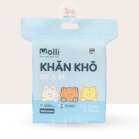 Khăn Vải Khô Đa Năng Cho Mẹ Và Bé Molli 620 Tờ