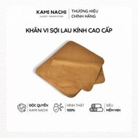 Khăn vi sợi đa năng chuyên dụng KAMI NACHI - Lau mắt kính cận, mặt kính điện thoại - 2 Khăn