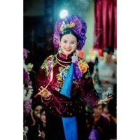 Khăn von nhăn lên các giá Cô - Phụ kiện hầu đồng