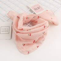 Khăn Vuông Cho Bé Kính Chắn Gió Bé Yếm Phong Cách Mỏng Bé Trai Bé Gái Khăn Cotton Vải Lanh Gấu Trẻ Em Khăn 2.28
