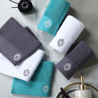 Khăn vuông Cotton nguyên chất Sophie Màu trơn Khăn nhỏ Khăn tay trẻ em Hộ gia đình Khăn mặt mềm thấm 0213