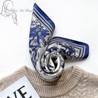 KHĂN VUÔNG LỤA CAO CẤP - Quàng Cổ - Thắt Nơ - Khăn vuông lụa 70cm x 70 cm Quấn Túi KHĂN NHÀ BỐNG