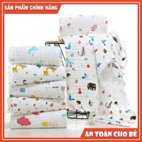 Khăn Xô Cho Bé 6 Lớp Muslin Tree Xuất Nhật Cho Bé 120cm X 120cm,Mềm Mại