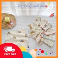 Khăn xô sữa Bunny vải xô Muslin cao cấp cho bé sơ sinh Nana's Kid