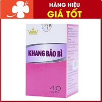 Khang Bảo Bì- Hỗ trợ làm giảm các triệu chứng như: Mụn nhọt, da khô, nứt nẻ, thanh lọc cơ thể, bảo vệ lá gan