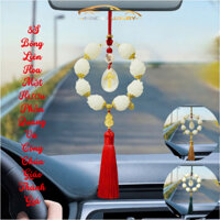Khánh 8S bông liên hoa Mặt Công Chúa Giáo Thánh Giá Và Hươu Phản Quang Trang Trí Gương Xe Ô Tô