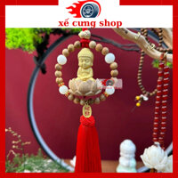 Khánh Phật Quan Âm Hồ Lô Vòng Hạt Gỗ Cao Cấp Treo Xe