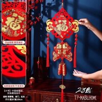 Khánh treo Tết chữ Phúc túi tiền, hình thoi( 2 mẫu)