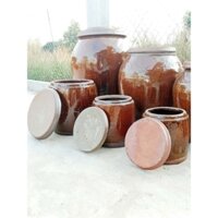 Khạp làm mắm 40 lít, lu gạo Nam bộ, khạp đựng nước mưa, lu đựng nước