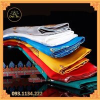 KHATA - KHĂN LỤA BAN PHƯỚC KHĂN DÀY - Xanh lá