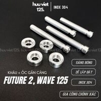 Khâu ốc gắn cảng Honda Future 2, Wave Thái Lan 125 phụ kiện inox 304