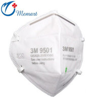 Khẩu Trang 3M 9501 Tiêu Chuẩn N95 Lọc Bụi Siêu Nhỏ 2.5PM